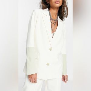 4TH & RECKLESS: VIOLET OVERSIZE BLAZER